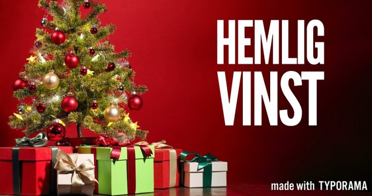 Julklappslotteri med hemlig vinst